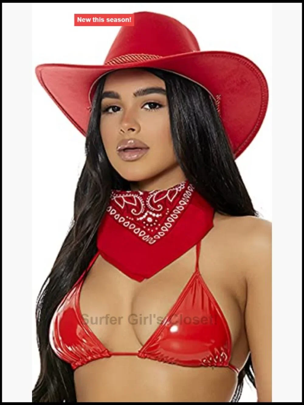 Faux Suede Cowboy Costume Hat for Women Halloween Western Party
